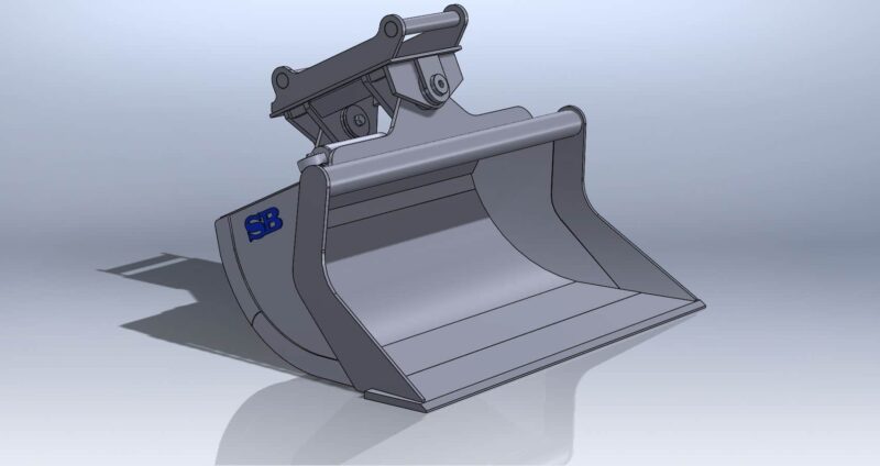 Planeringsskuff for minigraver