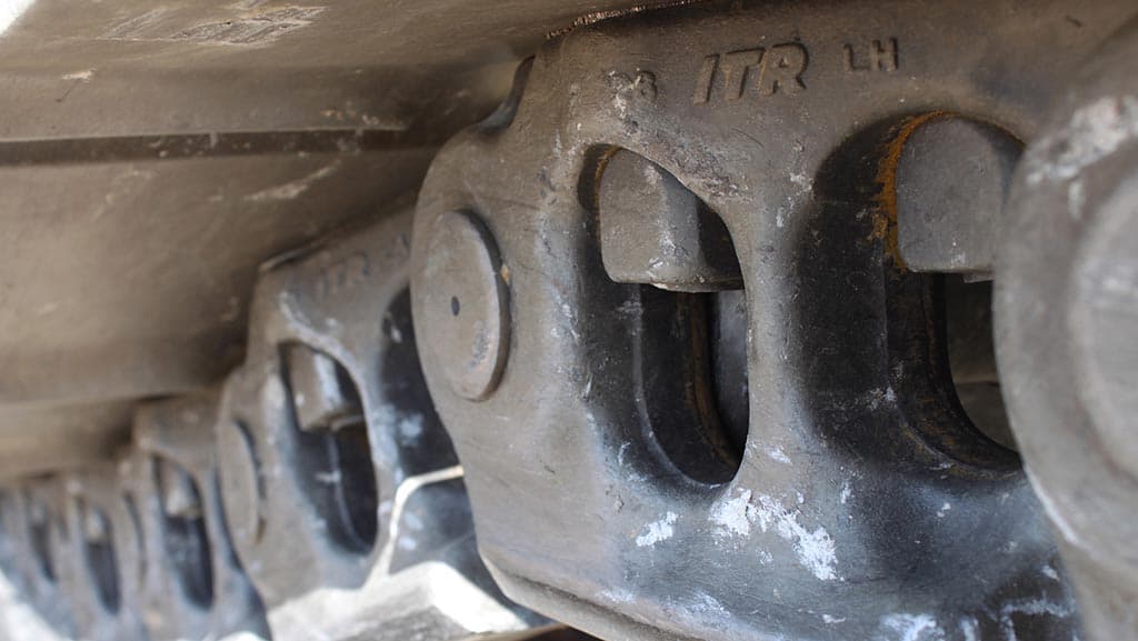 Nærbilde av understell