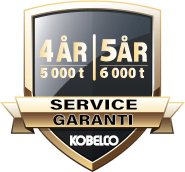 Kobelco service 1 garantimerke