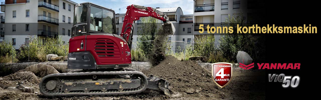 Yanmar vio50 i arbeid