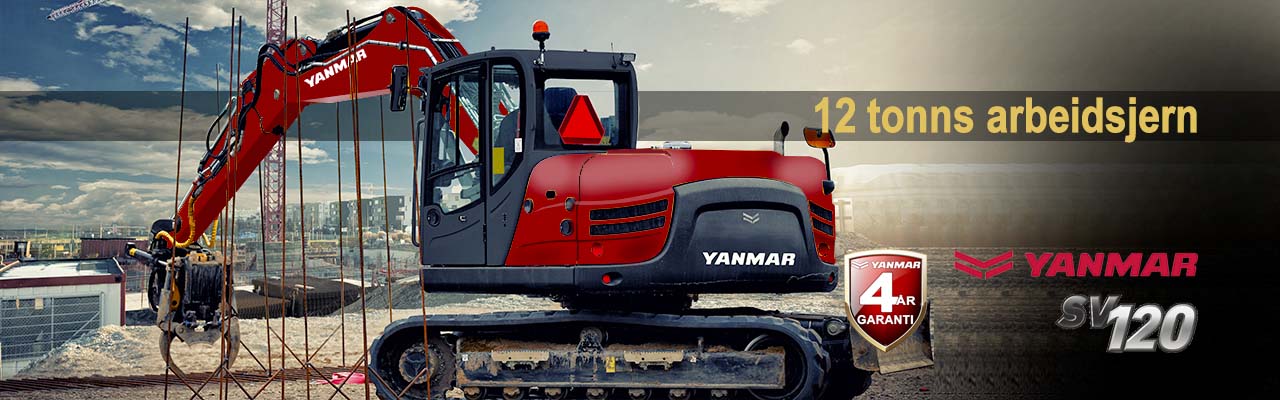 Yanmar V120 i arbeid
