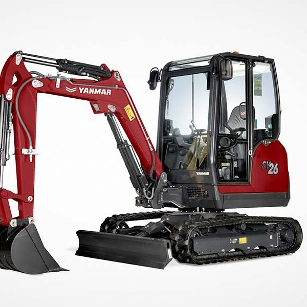 Yanmar SV26 sett forfra/siden